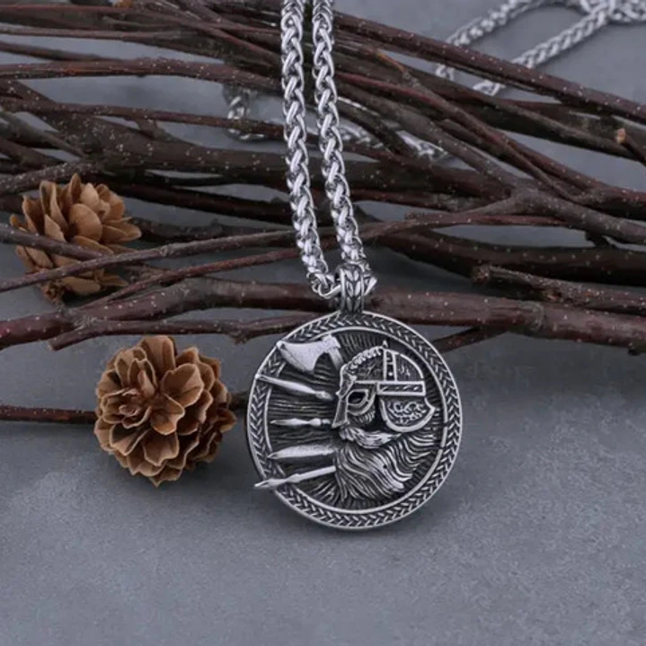 Collar Vikingo Guerrero-yggdrasil, Acero Inoxidable 4