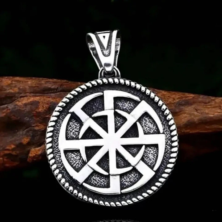 Collar Vikingo Kolovrat, Acero Inoxidable, Hombre 2