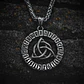Collar Vikingo Nudo Celta Y Runas, Acero Inoxidable, Unisex - Miniatura 5