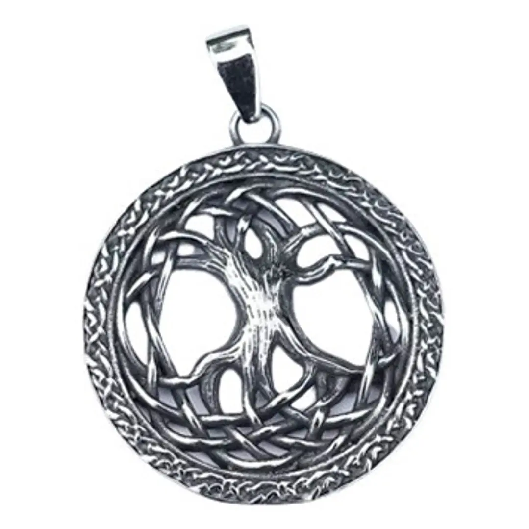 Collar Vikingo Árbol De La Vida, Acero Inox., Unisex 1