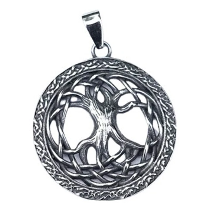 Collar Vikingo Árbol De La Vida, Acero Inox., Unisex 1