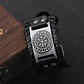 Pulsera Vikinga Vegvísir, Cuero Vegano Negro O Café - Miniatura 6