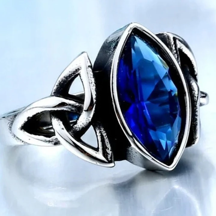 Anillo Viking Celtic, Acero Inoxidable, Mujer 2