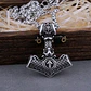 Collar Vikingo Mjölnir Valknut-flecha, Acero Inoxidable - Miniatura 8