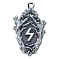Collar Vikingo Runa Sowilo (sol), Acero Inoxidable, Unisex - Miniatura 1