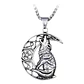 Collar Vikingo Fenrir Luna, Acero Inoxidable - Miniatura 1
