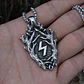 Collar Vikingo Runa Sowilo (sol), Acero Inoxidable, Unisex - Miniatura 3