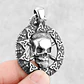 Collar Viking Skull, Acero Inoxidable, Hombre - Miniatura 3