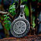 Collar Vegvísir Con Spinner Giratorio, Acero Inoxidable - Miniatura 2