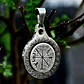 Collar Vegvísir Con Spinner Giratorio, Acero Inoxidable - Miniatura 3
