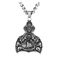 Collar Vikingo Drakkar-lobos, Acero Inoxidable, Hombre - Miniatura 1
