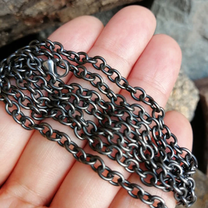 Collar Vegvísir Con Spinner Giratorio, Acero Inoxidable 4