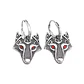 Aros Vikingos Lobo Nórdico Fenrir, Acero Inoxidable, Unisex - Miniatura 1