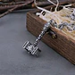 Collar Vikingo Mjölnir, Tamaño Pequeño Con Símbolo Valknut - Miniatura 3