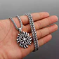 Collar Vikingo Sol Kolovrat, Acero Inoxidable, Unisex - Miniatura 4