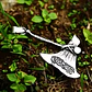 Collar Vikingo Hacha Vegvísir Calavera, Acero Inoxidable - Miniatura 4