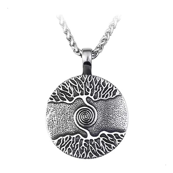 Collar Dunka Árbol De La Vida Acero Inoxidable 1