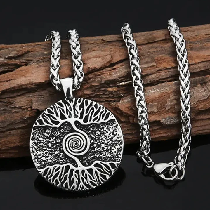 Collar Dunka Árbol De La Vida Acero Inoxidable 2