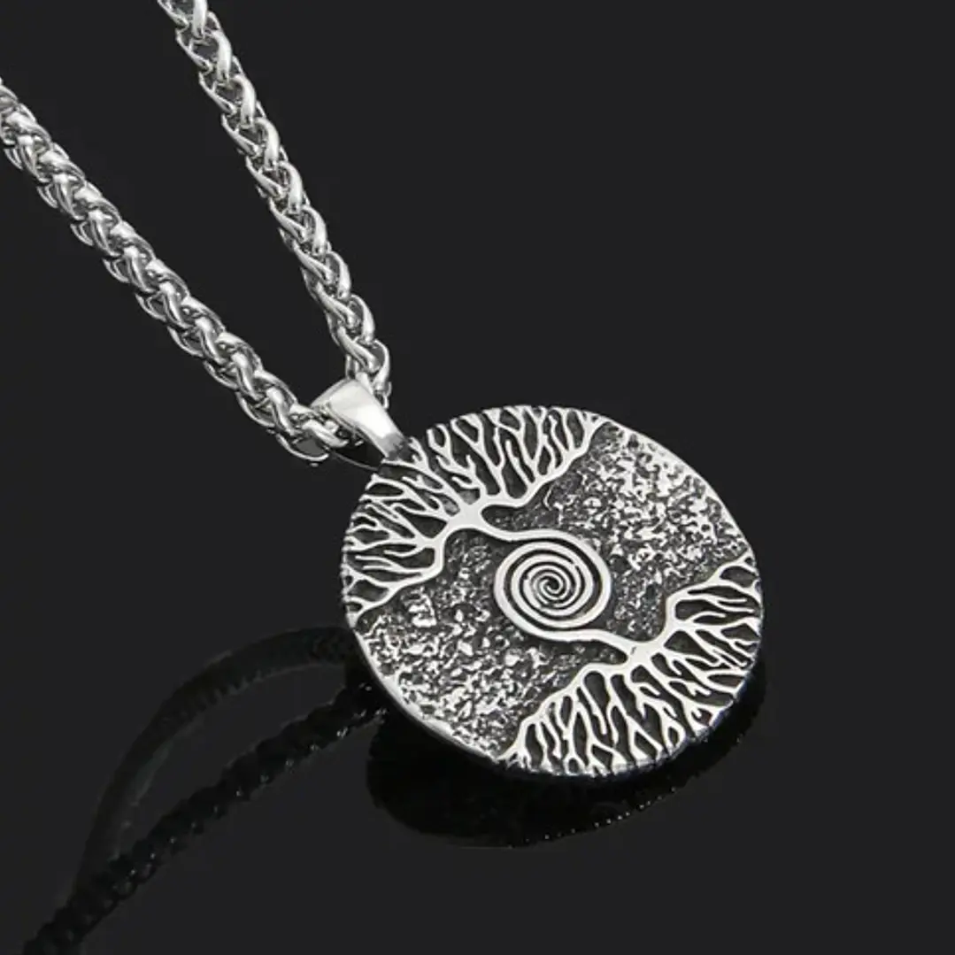Collar Dunka Árbol De La Vida Acero Inoxidable 3