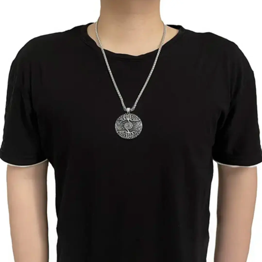 Collar Dunka Árbol De La Vida Acero Inoxidable 4