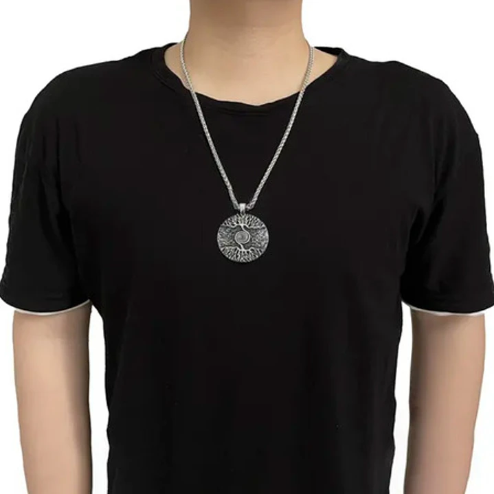 Collar Dunka Árbol De La Vida Acero Inoxidable 4