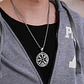Collar Vikingo Runa Vegvísir, Acero Inoxidable, Hombre - Miniatura 5