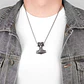 Collar Vikingo Mjölnir Valknut-cabra, Acero Inoxidable - Miniatura 4