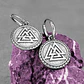 Aros Vikingos Valknut, Acero Inoxidable, Unisex - Miniatura 2