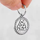 Aros Vikingos Valknut, Acero Inoxidable, Unisex - Miniatura 7