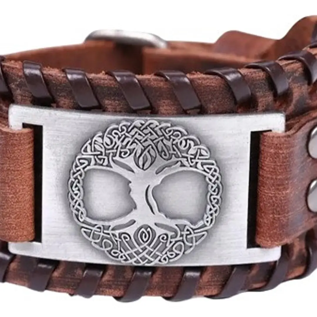 Pulsera Vikinga Yggdrasil O Árbol De La Vida, Hombre 2