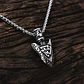 Collar Vikingo Punta De Lanza Valknut, Acero Inoxidable - Miniatura 7