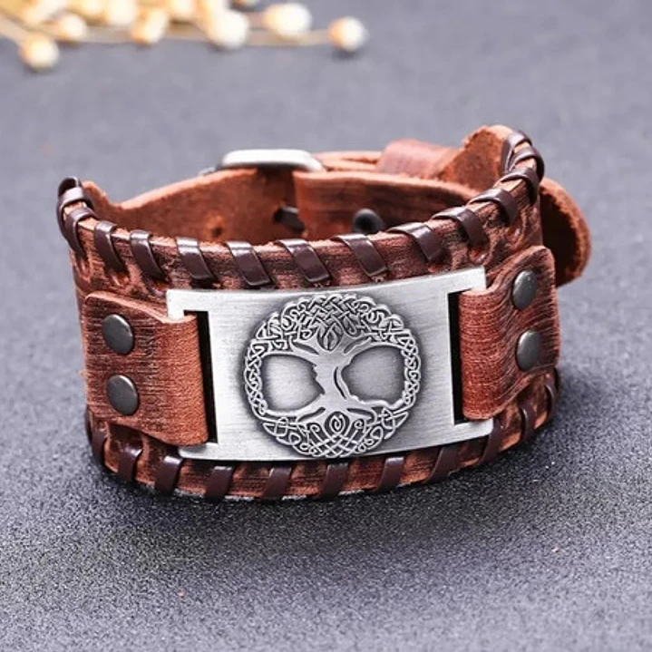 Pulsera Vikinga Yggdrasil O Árbol De La Vida, Hombre 3
