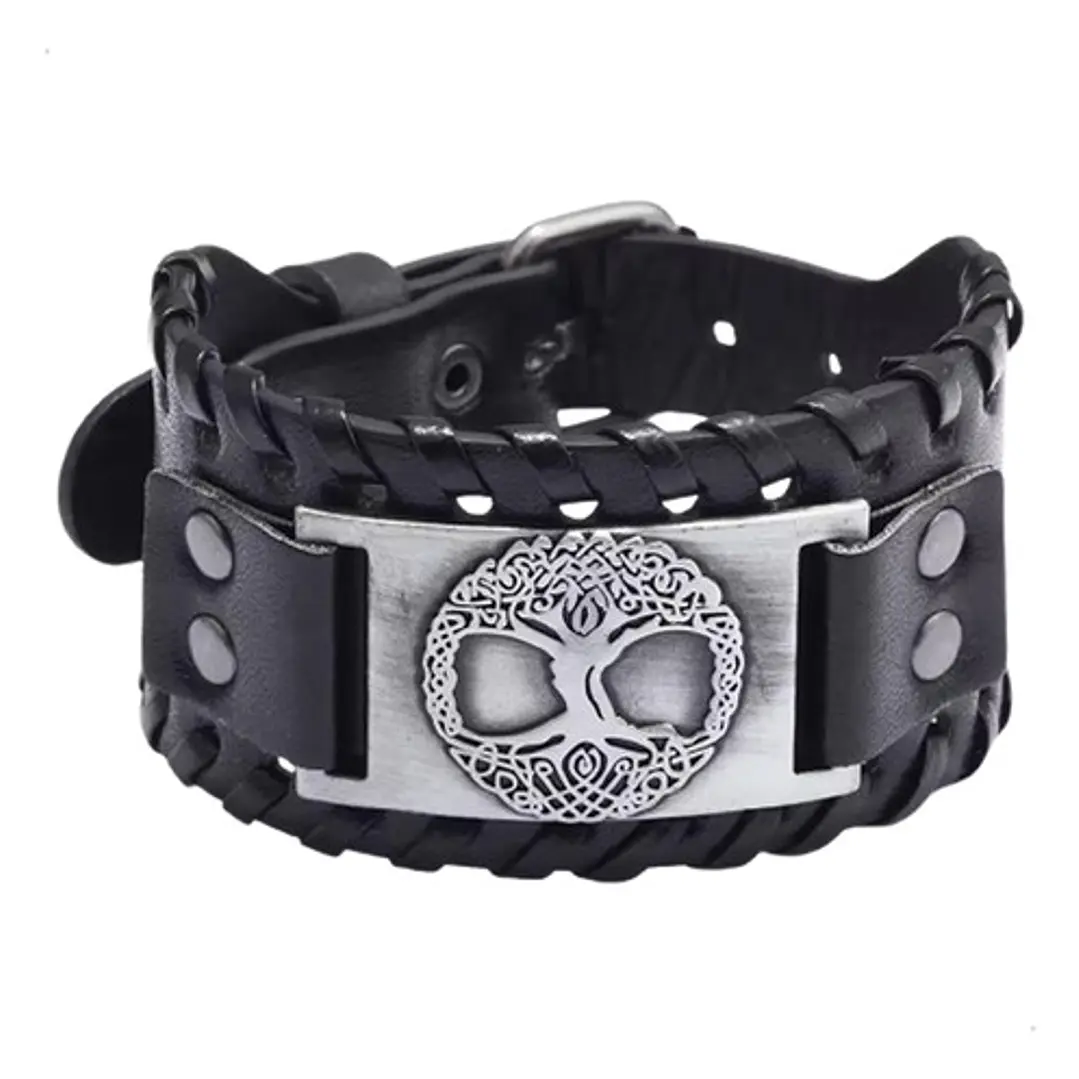 Pulsera Vikinga Yggdrasil O Árbol De La Vida, Hombre 1