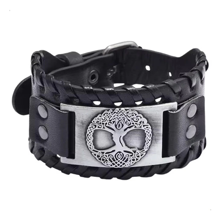 Pulsera Vikinga Yggdrasil O Árbol De La Vida, Hombre 1