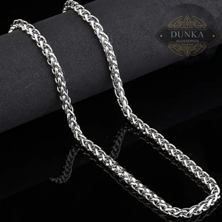 Collar Square Celtic Knot, Acero Inoxidable, Hombre 5