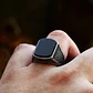 Anillo Classic France, Acero Inoxidable Y Ónix, Hombre - Miniatura 2