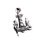 Collar Vikingo Martillo Thor Lobo Y Cuervo, Acero Inoxidable - Miniatura 1
