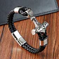 Pulsera Cuero Mjolnir, con Martillo Thor Acero Inox. - Miniatura 2