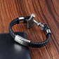 Pulsera Cuero Mjolnir, con Martillo Thor Acero Inox. - Miniatura 5