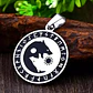 Collar Vikingo Fenrir-runas, Acero Inoxidable, Unisex - Miniatura 2