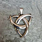 Collar Vikingo Triple Cuerno De Odín, Acero Inoxidable - Miniatura 2