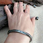 Brazalete Vikingo Runas Nórdicas, Acero Inoxidable Torcido - Miniatura 2