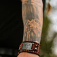 Pulsera Vikinga Fenrir, Cuero Vegano Negro O Café - Miniatura 6