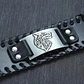 Pulsera Vikinga Fenrir, Cuero Vegano Negro O Café - Miniatura 4