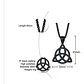 Collar Nudo Celta Negro-plateado, Acero Inoxidable, Unisex - Miniatura 5