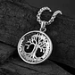 Collar Vikingo Árbol De La Vida, Acero Inoxidable, Unisex - Miniatura 5