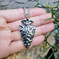 Collar Vikingo Punta De Lanza Con Vegvísir, Acero Inoxidable - Miniatura 2