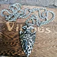 Collar Vikingo Punta De Lanza Con Vegvísir, Acero Inoxidable - Miniatura 3