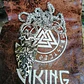 Collar Vikingo Punta De Lanza Con Vegvísir, Acero Inoxidable - Miniatura 4