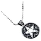 Collar Pentagrama, Acero Inoxidable, Unisex - Miniatura 1